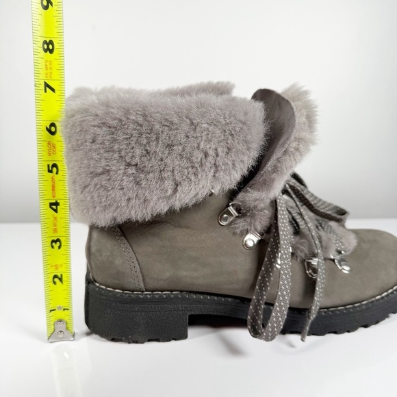 J. Crew Nordic Boots Gray Suede 8M - Picture 4 of 10